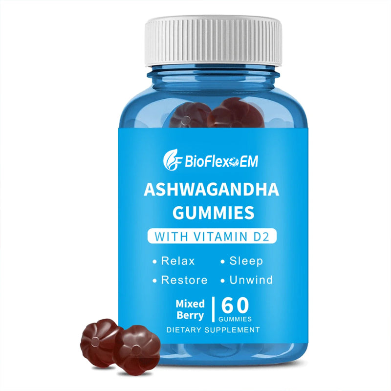 Organic Ashwagandha KSM-66 Gummies – Vegan Calming Formula