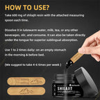 Supplément de résine Shilajit de l'Himalaya biologique OEM