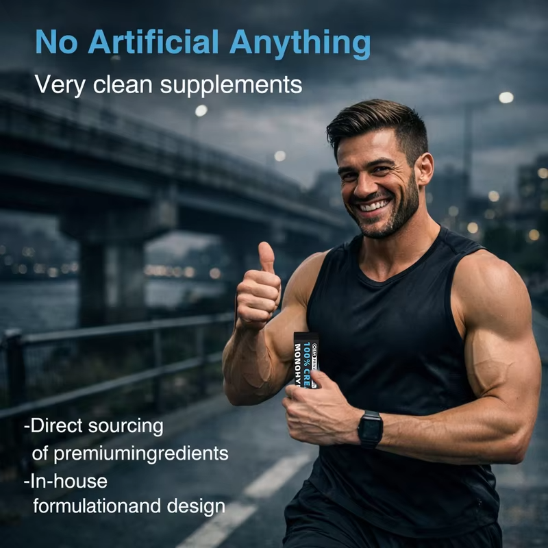 批发 OEM 贴牌风味肌酸一水合物软糖补充剂 肌肉生长训练前肌酸 3000mg 软糖