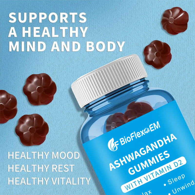 Organic Ashwagandha KSM-66 Gummies – Vegan Calming Formula