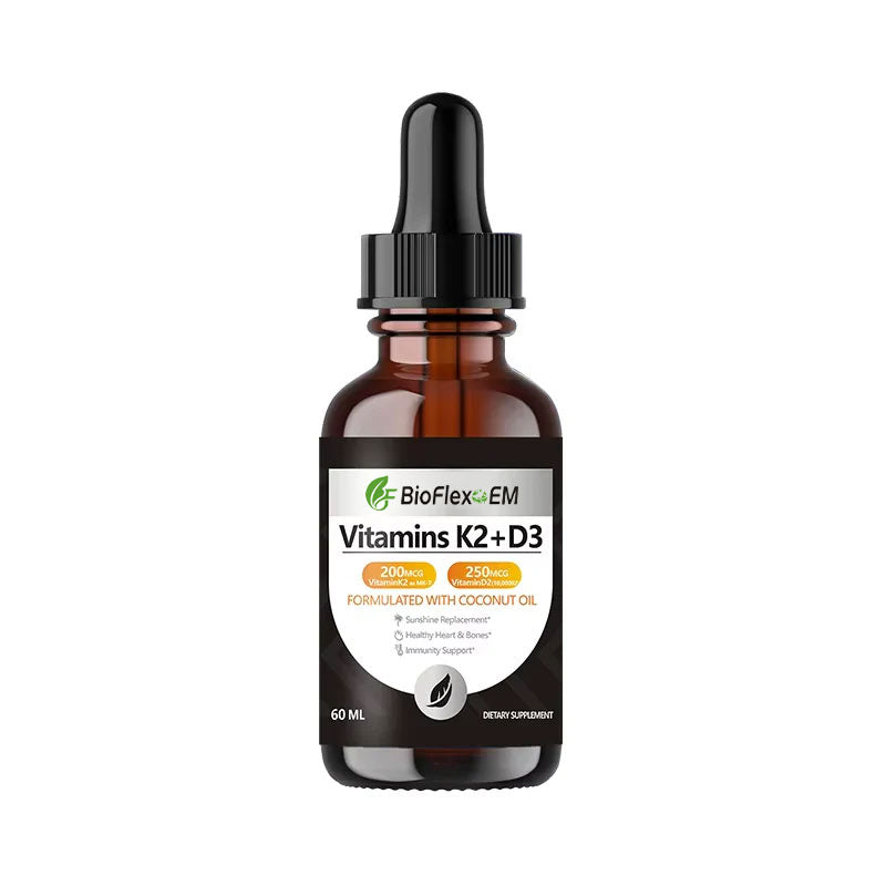Vitamine D3 K2 en gouttes, marque privée OEM, 60 ml