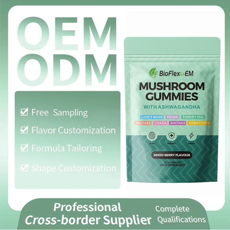OEM Lion’s Mane Ashwagandha Mushroom Gummies