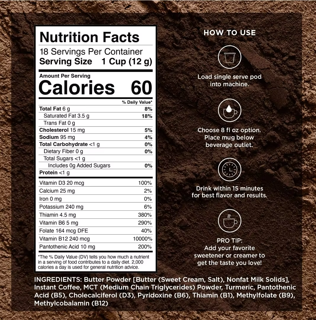 Private Label Keto Fat Burning Instant Coffee Powder Supplement