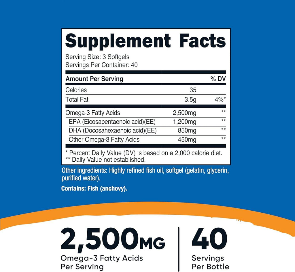 Omega-3 Fish Oil Softgel Capsules Wholesale
