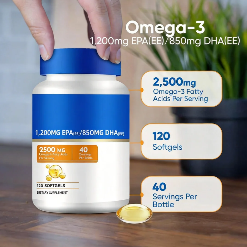 Omega-3 Fish Oil Softgel Capsules Wholesale