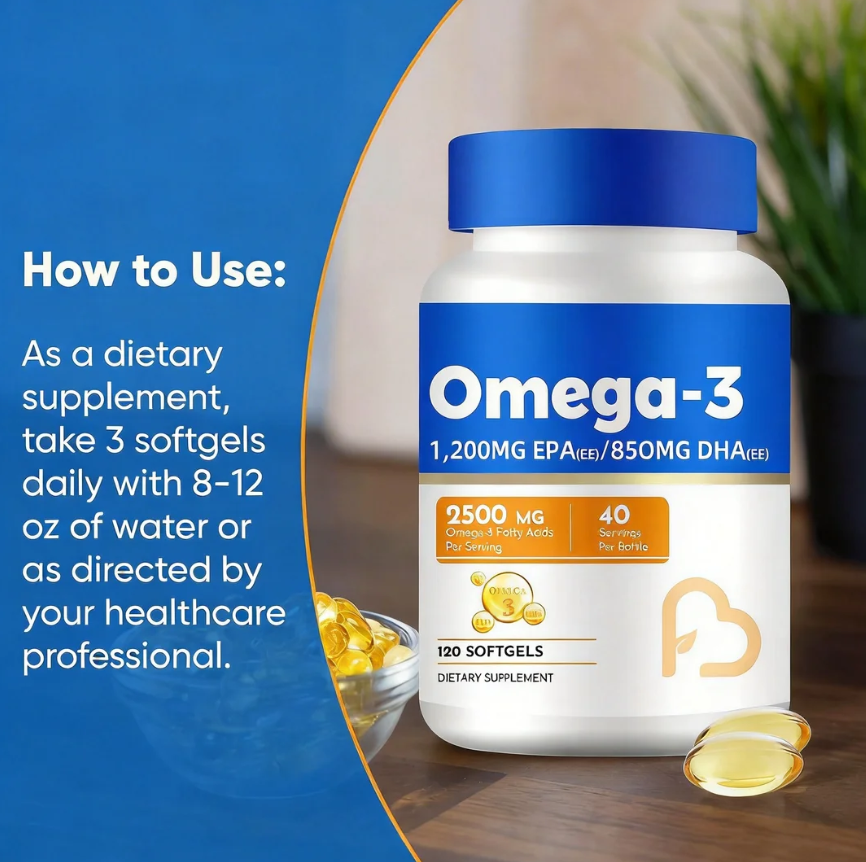Omega-3 Fish Oil Softgel Capsules Wholesale