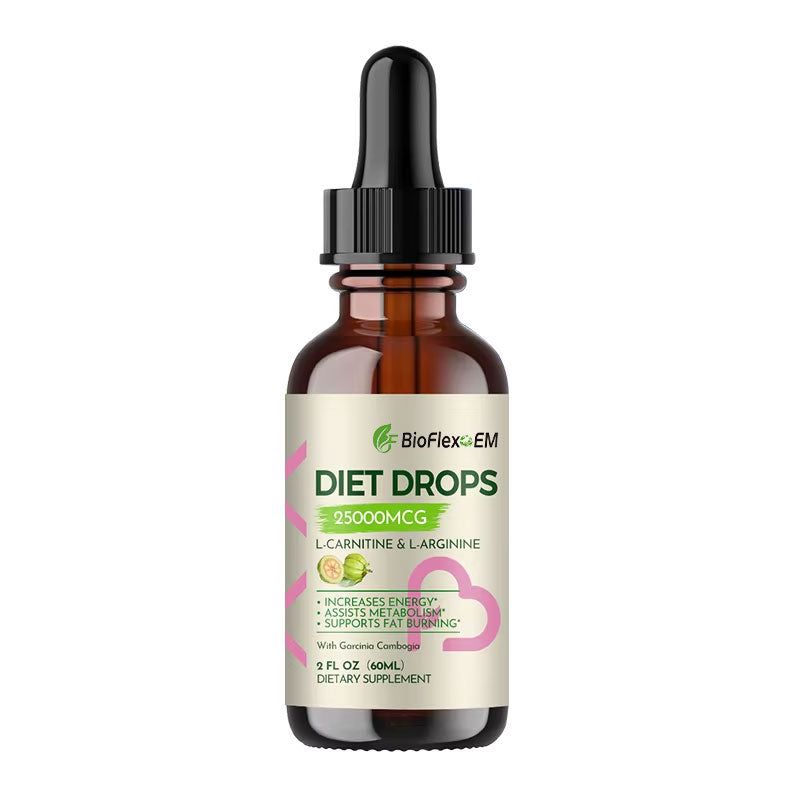 OEM Garcinia Cambogia Fat Burner Drops for Weight Loss with L-Carnitine