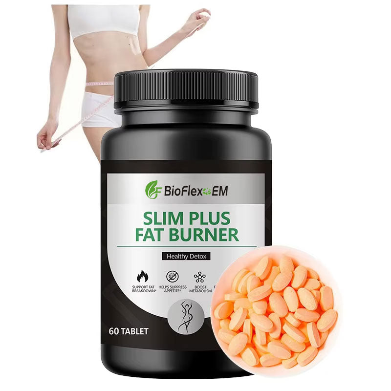 OEM Slim Plus Fat Burning Tablets – Natural Herbal Extract Detox Weight Loss Supplement Wholesale